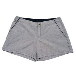 Columbia Sportswear PFG Women’s Shorts Blue Flat Front Pockets Chino Size 10